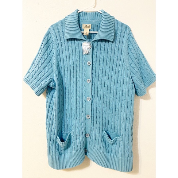 L.L.Bean Buttoned Sweater NWOT - Picture 1 of 4